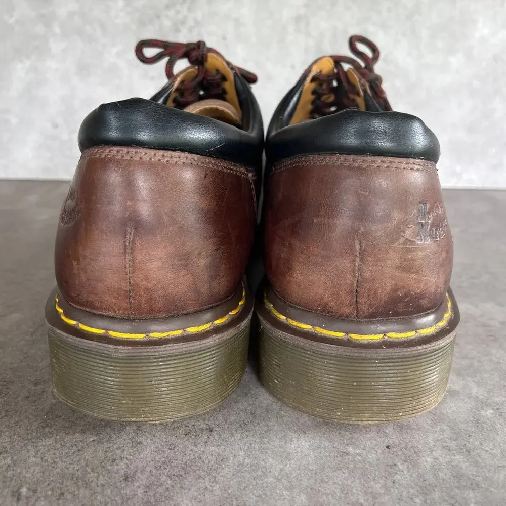 Dr. Martens 8053 5-eye casual shoes brown oxfords chunky grunge mens dressy